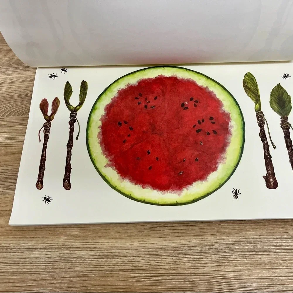 Kitchen Paper Placemats Watermelon Setting Pad Of 50 Hester & Cook NWT
